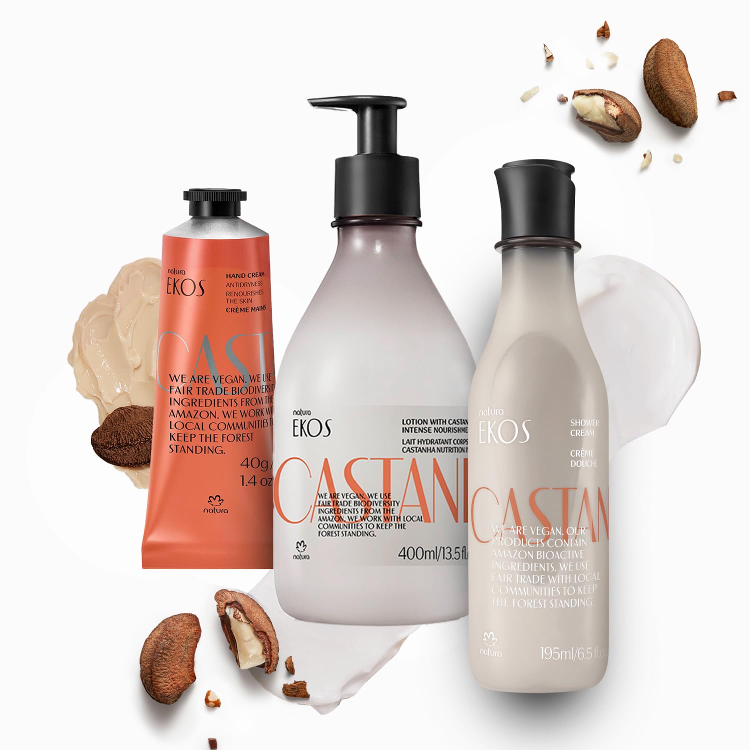 Amazon.com : natura - Ekos Castanha Renourishing Creamy Shower Gel